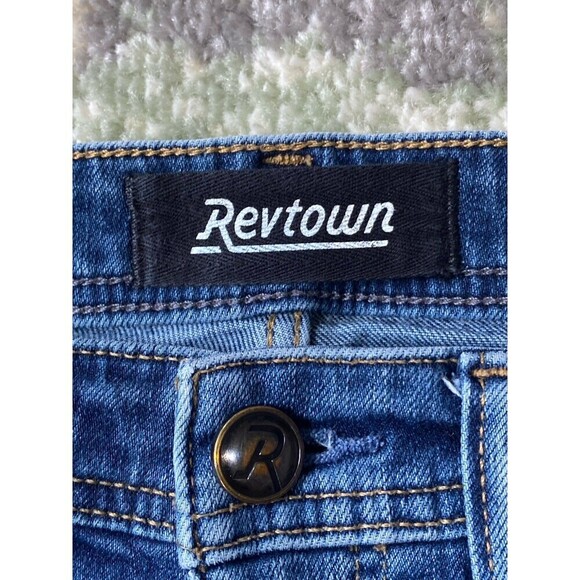 Revtown Automatic Jeans Men's 30 x 32 Dark Indigo Denim Straight - Picture 10 of 10